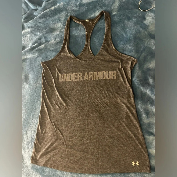Under Armor tank top. ‘Will Trumphs Fate’;Small!EUC - Picture 1 of 4